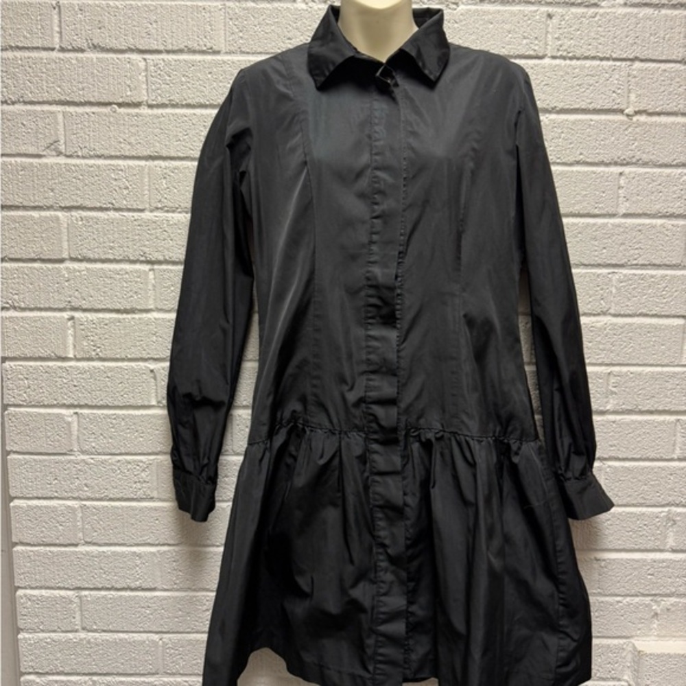Pink Tartan Black Long Sleeve Dress